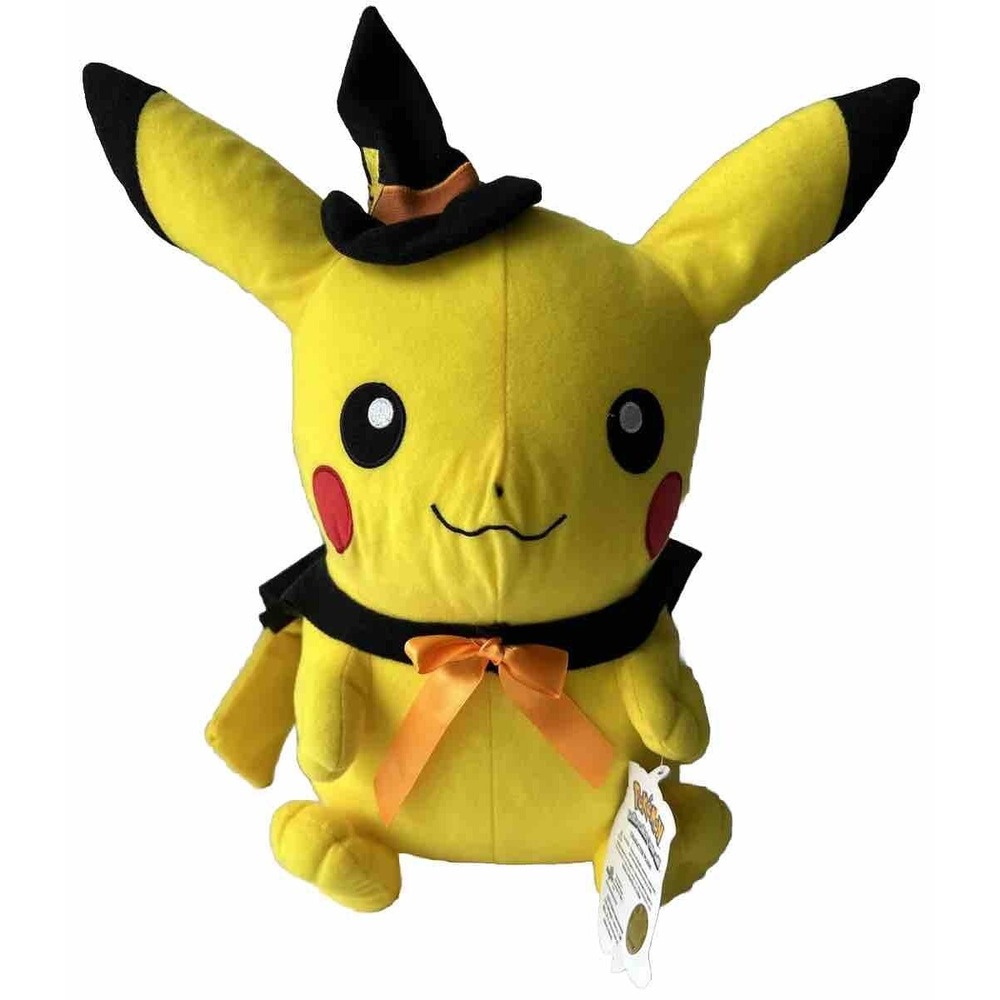 Pikachu Halloween Plush Witch Hat Pokemon 2018 Toy Factory Game Freak Costume